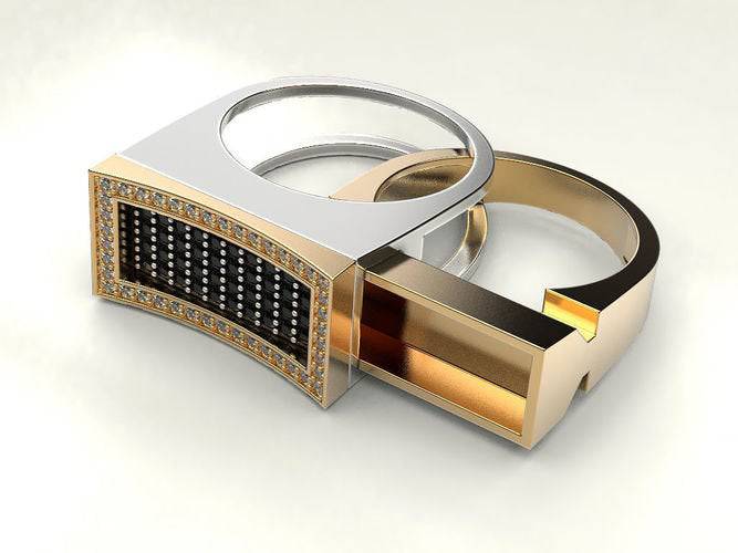 Pardon Verniel Terugbetaling Secret Compartment Ring | Loni Design Group Rings $1,923.88 | 10k Gold, 14k  Gold , 18k gold , .925 Sterling Silver & Platinum