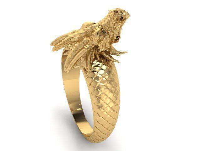 Dragon King Ring | Loni Design Group | Rings  | Men's jewelery|Mens jewelery| Men's pendants| men's necklace|mens Pendants| skull jewelry|Ladies Jewellery| Ladies pendants|ladies skull ring| skull wedding ring| Snake jewelry| gold| silver| Platnium|