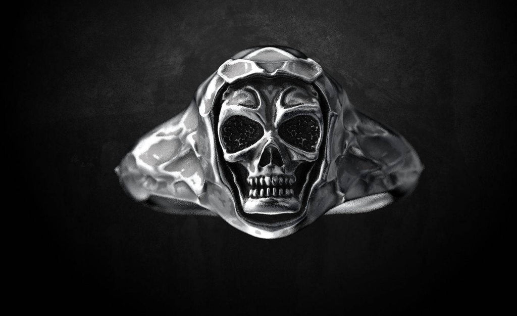 Grimm Reaper Skull Ring | Loni Design Group | Rings  | Men's jewelery|Mens jewelery| Men's pendants| men's necklace|mens Pendants| skull jewelry|Ladies Jewellery| Ladies pendants|ladies skull ring| skull wedding ring| Snake jewelry| gold| silver| Platnium|