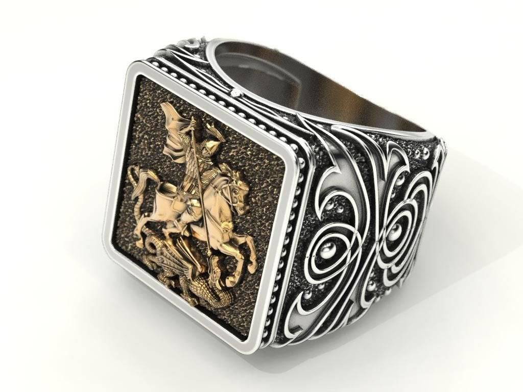 George and sale dragon ring