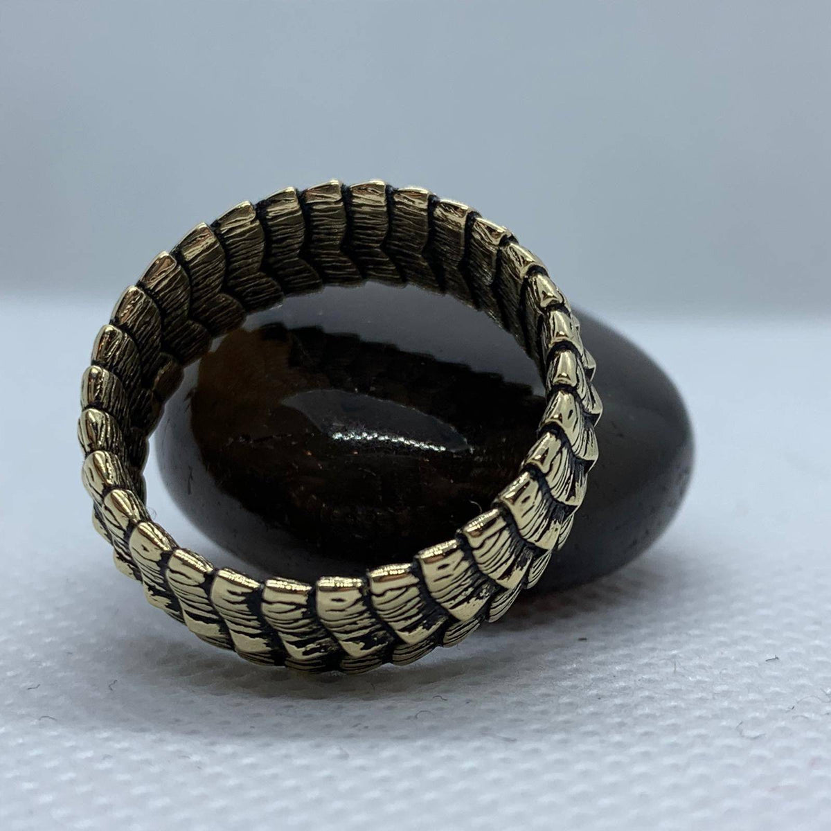 Komodo Dragon Scale Ring | Loni Design Group Rings $448.43 | 10k Gold ...