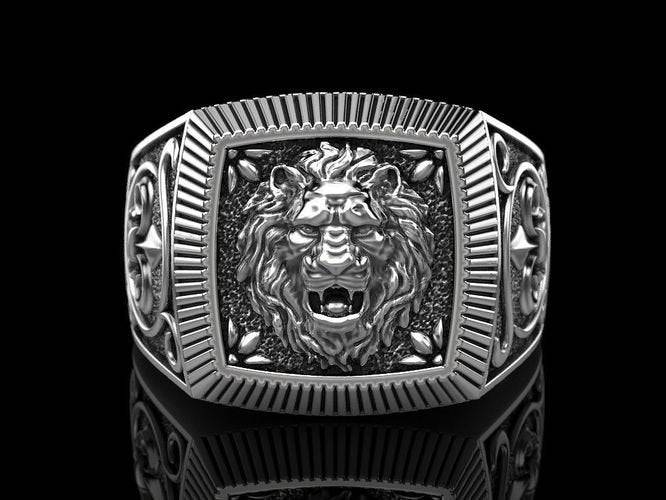 Nemean Lion Ring | Loni Design Group | Rings  | Men's jewelery|Mens jewelery| Men's pendants| men's necklace|mens Pendants| skull jewelry|Ladies Jewellery| Ladies pendants|ladies skull ring| skull wedding ring| Snake jewelry| gold| silver| Platnium|