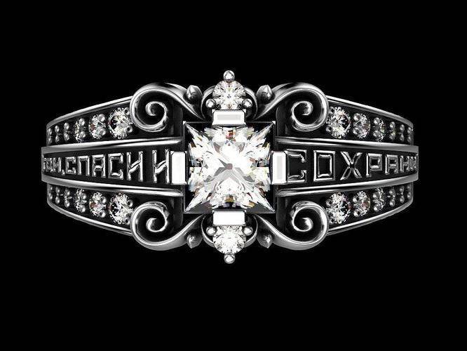 God Save Us Ring | Loni Design Group | Rings  | Men's jewelery|Mens jewelery| Men's pendants| men's necklace|mens Pendants| skull jewelry|Ladies Jewellery| Ladies pendants|ladies skull ring| skull wedding ring| Snake jewelry| gold| silver| Platnium|