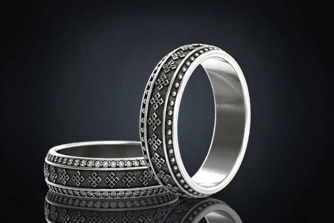 Sam Wedding Ring | Loni Design Group | Rings  | Men's jewelery|Mens jewelery| Men's pendants| men's necklace|mens Pendants| skull jewelry|Ladies Jewellery| Ladies pendants|ladies skull ring| skull wedding ring| Snake jewelry| gold| silver| Platnium|