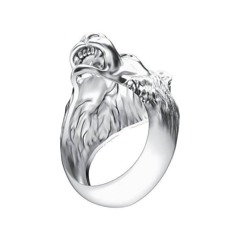 Rocky Bear Ring | Loni Design Group | Rings  | Men's jewelery|Mens jewelery| Men's pendants| men's necklace|mens Pendants| skull jewelry|Ladies Jewellery| Ladies pendants|ladies skull ring| skull wedding ring| Snake jewelry| gold| silver| Platnium|