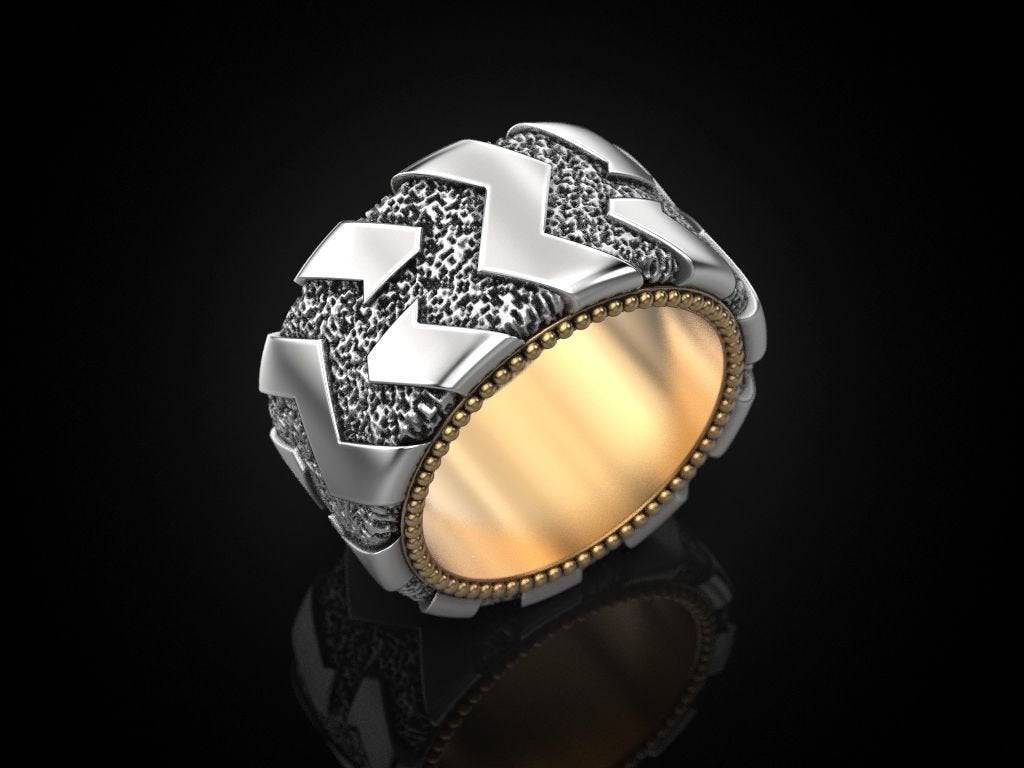 Off Road Tire Ring | Loni Design Group | Rings  | Men's jewelery|Mens jewelery| Men's pendants| men's necklace|mens Pendants| skull jewelry|Ladies Jewellery| Ladies pendants|ladies skull ring| skull wedding ring| Snake jewelry| gold| silver| Platnium|
