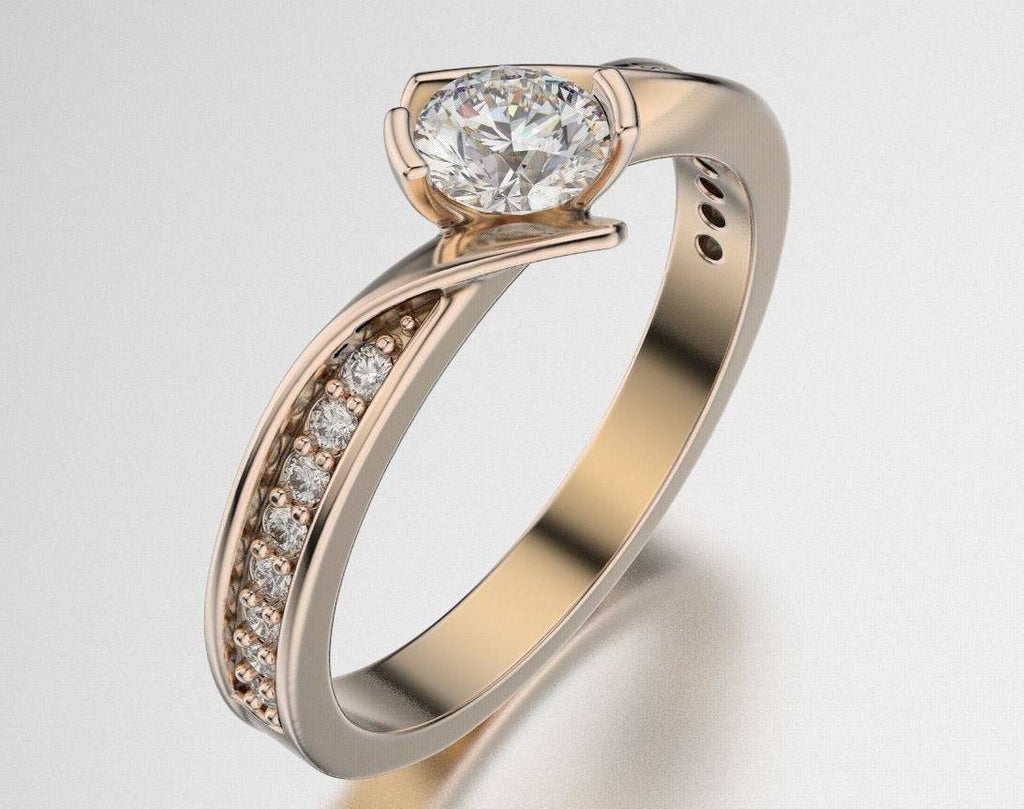 Scarlett Engagement Ring | Loni Design Group | Engagement Rings  | Men's jewelery|Mens jewelery| Men's pendants| men's necklace|mens Pendants| skull jewelry|Ladies Jewellery| Ladies pendants|ladies skull ring| skull wedding ring| Snake jewelry| gold| silver| Platnium|