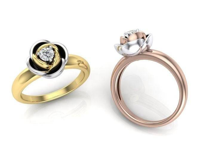 Blooming Rose Ring | Loni Design Group | Rings  | Men's jewelery|Mens jewelery| Men's pendants| men's necklace|mens Pendants| skull jewelry|Ladies Jewellery| Ladies pendants|ladies skull ring| skull wedding ring| Snake jewelry| gold| silver| Platnium|