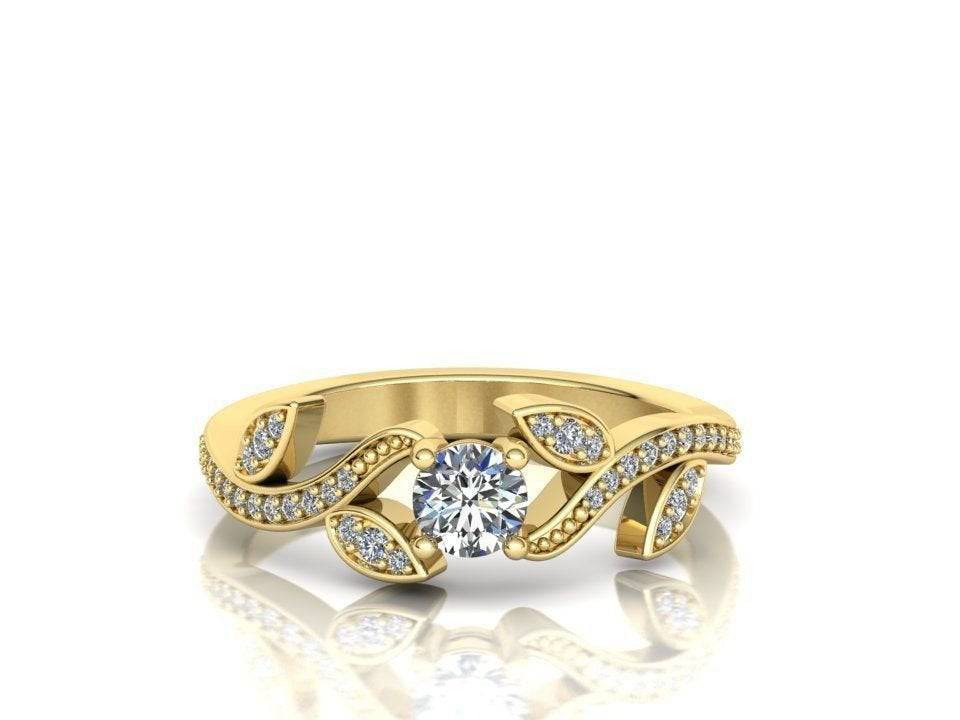Petunia Engagement Ring | Loni Design Group | Engagement Rings  | Men's jewelery|Mens jewelery| Men's pendants| men's necklace|mens Pendants| skull jewelry|Ladies Jewellery| Ladies pendants|ladies skull ring| skull wedding ring| Snake jewelry| gold| silver| Platnium|