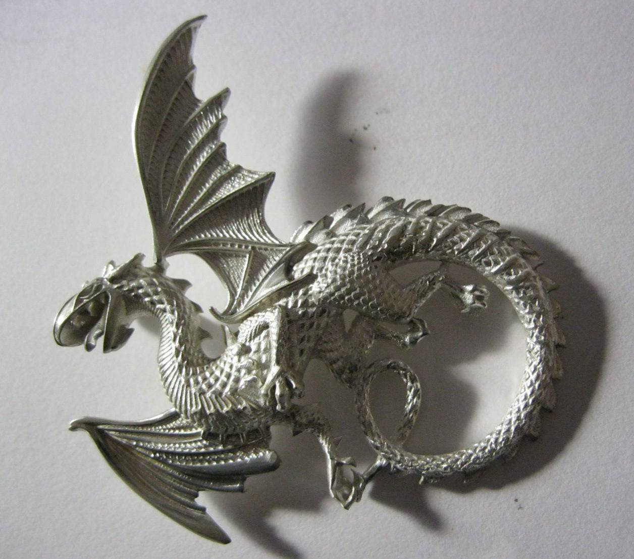 5pcs 35x28mm Flying Dragon Charms Pendants Antique 4 Color for