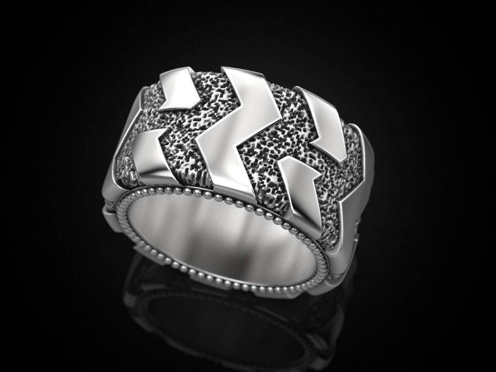 Off Road Tire Ring | Loni Design Group | Rings  | Men's jewelery|Mens jewelery| Men's pendants| men's necklace|mens Pendants| skull jewelry|Ladies Jewellery| Ladies pendants|ladies skull ring| skull wedding ring| Snake jewelry| gold| silver| Platnium|