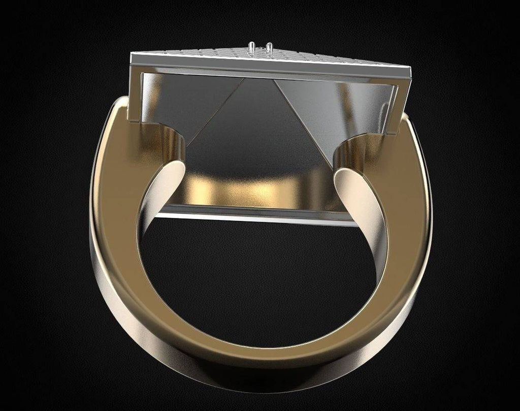 Great Pyramid Ring | Loni Design Group | Rings  | Men's jewelery|Mens jewelery| Men's pendants| men's necklace|mens Pendants| skull jewelry|Ladies Jewellery| Ladies pendants|ladies skull ring| skull wedding ring| Snake jewelry| gold| silver| Platnium|