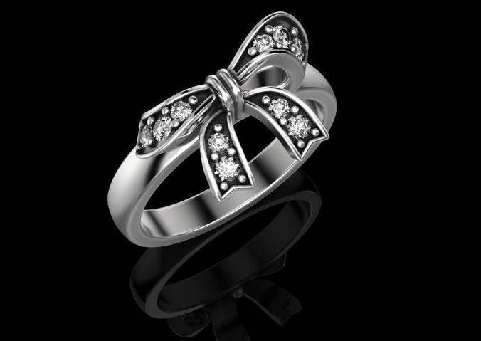 Brandi Bow Ring | Loni Design Group | Rings  | Men's jewelery|Mens jewelery| Men's pendants| men's necklace|mens Pendants| skull jewelry|Ladies Jewellery| Ladies pendants|ladies skull ring| skull wedding ring| Snake jewelry| gold| silver| Platnium|