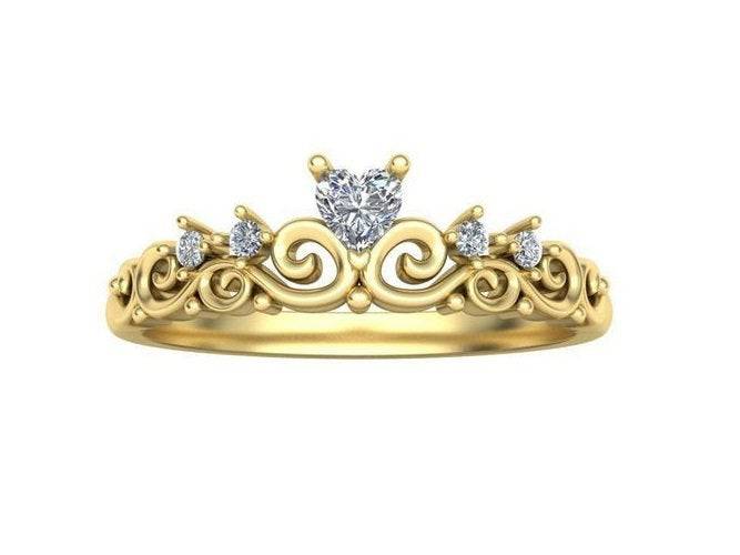 Mary Crown Ring | Loni Design Group | Rings  | Men's jewelery|Mens jewelery| Men's pendants| men's necklace|mens Pendants| skull jewelry|Ladies Jewellery| Ladies pendants|ladies skull ring| skull wedding ring| Snake jewelry| gold| silver| Platnium|