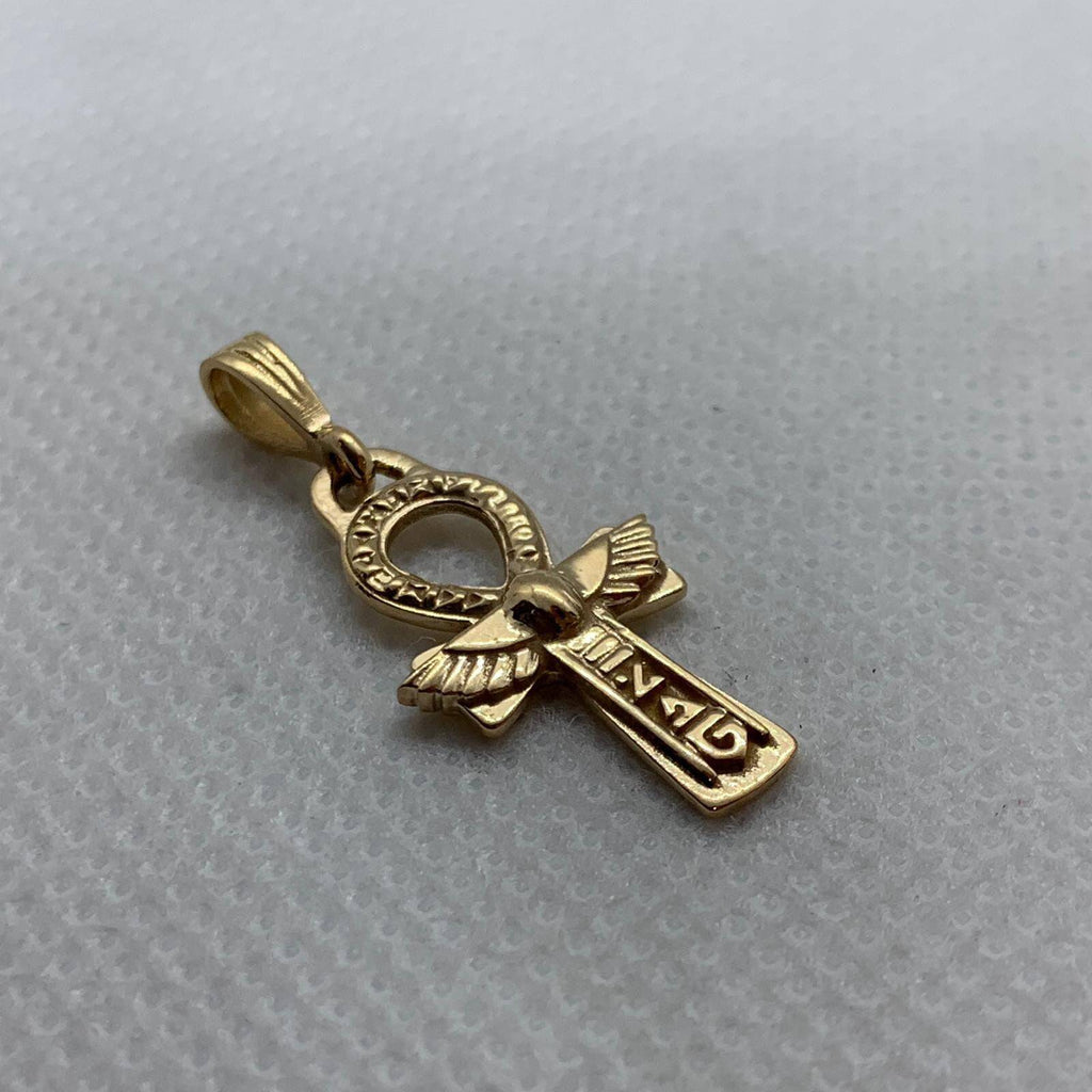 Custom Egyptian Ankh Pendant *18k Yellow Gold - Size Increased To 30 mm Tall* | Loni Design Group |   | Men's jewelery|Mens jewelery| Men's pendants| men's necklace|mens Pendants| skull jewelry|Ladies Jewellery| Ladies pendants|ladies skull ring| skull wedding ring| Snake jewelry| gold| silver| Platnium|