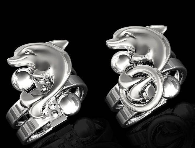 Dolly Dolphin Ring | Loni Design Group | Rings  | Men's jewelery|Mens jewelery| Men's pendants| men's necklace|mens Pendants| skull jewelry|Ladies Jewellery| Ladies pendants|ladies skull ring| skull wedding ring| Snake jewelry| gold| silver| Platnium|