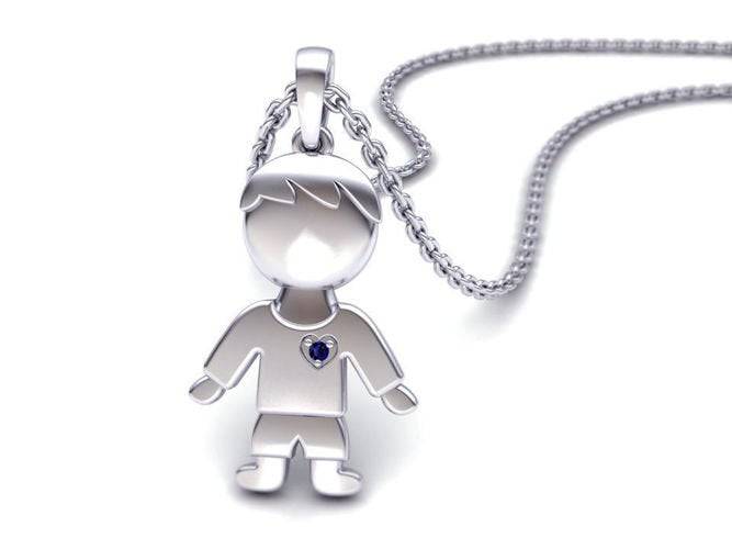 Joe Birthstone Pendant *10k/14k/18k White, Yellow, Rose Green Gold, Gold Plated & Silver* Baby Boy Child Mom Dad Family Charm Necklace Gift | Loni Design Group |   | Men's jewelery|Mens jewelery| Men's pendants| men's necklace|mens Pendants| skull jewelry|Ladies Jewellery| Ladies pendants|ladies skull ring| skull wedding ring| Snake jewelry| gold| silver| Platnium|