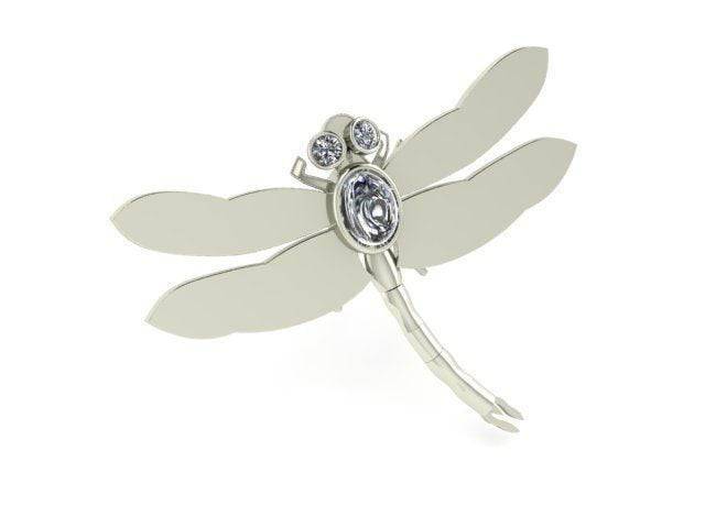 Skeeter Dragonfly Pendant *1.70 Carat Moissanite With 10k/14k/18k White, Yellow, Rose Green Gold, Gold Plated & Silver* Wing Charm Necklace | Loni Design Group |   | Men's jewelery|Mens jewelery| Men's pendants| men's necklace|mens Pendants| skull jewelry|Ladies Jewellery| Ladies pendants|ladies skull ring| skull wedding ring| Snake jewelry| gold| silver| Platnium|