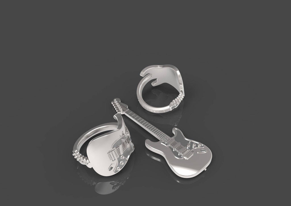 Page Guitar Ring | Loni Design Group | Rings  | Men's jewelery|Mens jewelery| Men's pendants| men's necklace|mens Pendants| skull jewelry|Ladies Jewellery| Ladies pendants|ladies skull ring| skull wedding ring| Snake jewelry| gold| silver| Platnium|