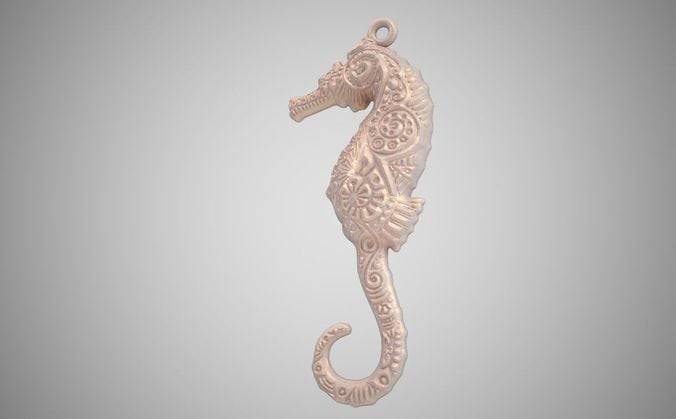 Bubbles Seahorse Pendant *10k/14k/18k White, Yellow, Rose Green Gold, Gold Plated & Silver* Animal Fish Pet Coral Women Charm Necklace Gift | Loni Design Group |   | Men's jewelery|Mens jewelery| Men's pendants| men's necklace|mens Pendants| skull jewelry|Ladies Jewellery| Ladies pendants|ladies skull ring| skull wedding ring| Snake jewelry| gold| silver| Platnium|