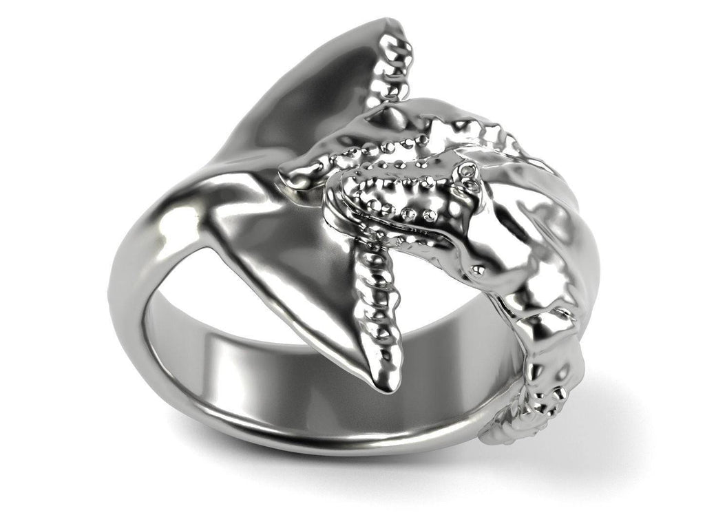 Keiko Whale Ring | Loni Design Group | Rings  | Men's jewelery|Mens jewelery| Men's pendants| men's necklace|mens Pendants| skull jewelry|Ladies Jewellery| Ladies pendants|ladies skull ring| skull wedding ring| Snake jewelry| gold| silver| Platnium|