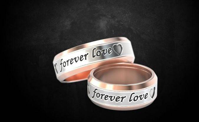 Forever Love Ring | Loni Design Group | Rings  | Men's jewelery|Mens jewelery| Men's pendants| men's necklace|mens Pendants| skull jewelry|Ladies Jewellery| Ladies pendants|ladies skull ring| skull wedding ring| Snake jewelry| gold| silver| Platnium|