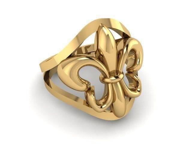 Custom Order - Jacques Fleur-De-Lis Ring | Loni Design Group | Rings  | Men's jewelery|Mens jewelery| Men's pendants| men's necklace|mens Pendants| skull jewelry|Ladies Jewellery| Ladies pendants|ladies skull ring| skull wedding ring| Snake jewelry| gold| silver| Platnium|