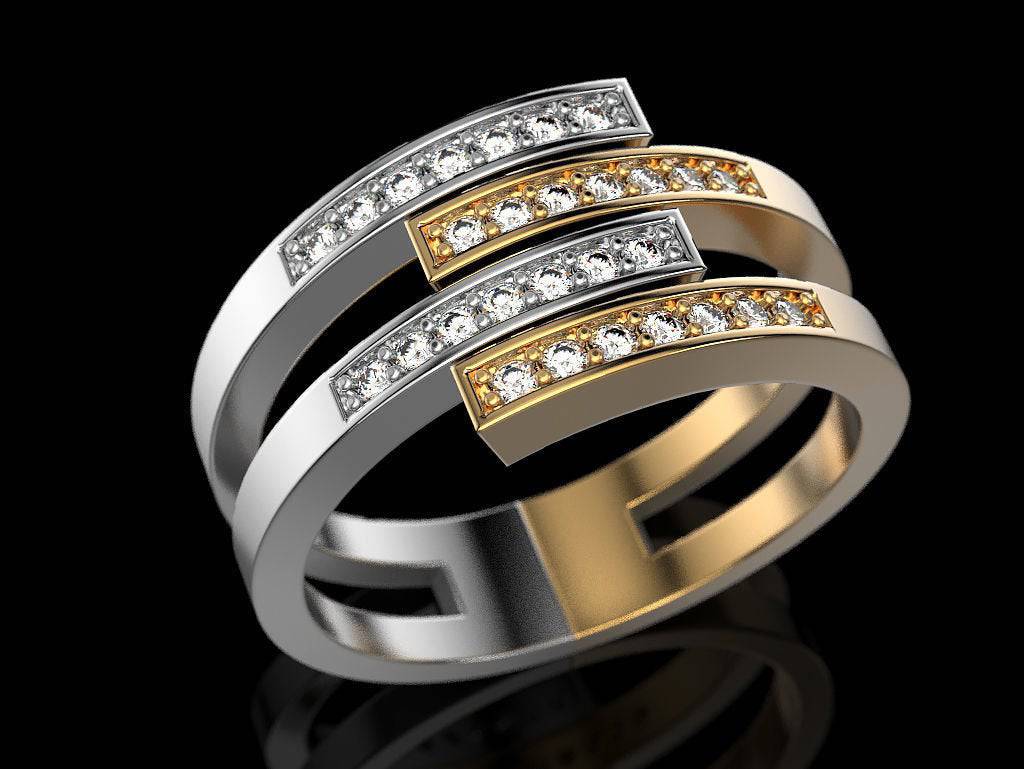 Linda Modern Ring | Loni Design Group | Rings  | Men's jewelery|Mens jewelery| Men's pendants| men's necklace|mens Pendants| skull jewelry|Ladies Jewellery| Ladies pendants|ladies skull ring| skull wedding ring| Snake jewelry| gold| silver| Platnium|
