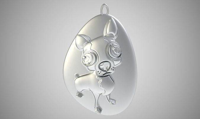 Gigi Chihuahua Dog Pendant *10k/14k/18k White, Yellow, Rose Green Gold, Gold Plated & Silver* Animal Puppy Pet Vet Family Charm Necklace | Loni Design Group |   | Men's jewelery|Mens jewelery| Men's pendants| men's necklace|mens Pendants| skull jewelry|Ladies Jewellery| Ladies pendants|ladies skull ring| skull wedding ring| Snake jewelry| gold| silver| Platnium|