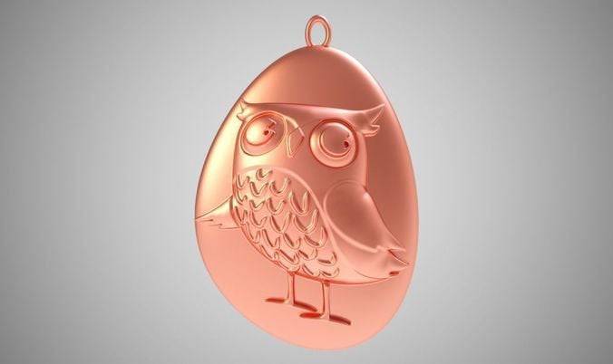 Hootie Owl Pendant *10k/14k/18k White, Yellow, Rose, Green Gold, Gold Plated & Silver* Animal Pet Vet Friend Family Love Charm Necklace | Loni Design Group |   | Men's jewelery|Mens jewelery| Men's pendants| men's necklace|mens Pendants| skull jewelry|Ladies Jewellery| Ladies pendants|ladies skull ring| skull wedding ring| Snake jewelry| gold| silver| Platnium|