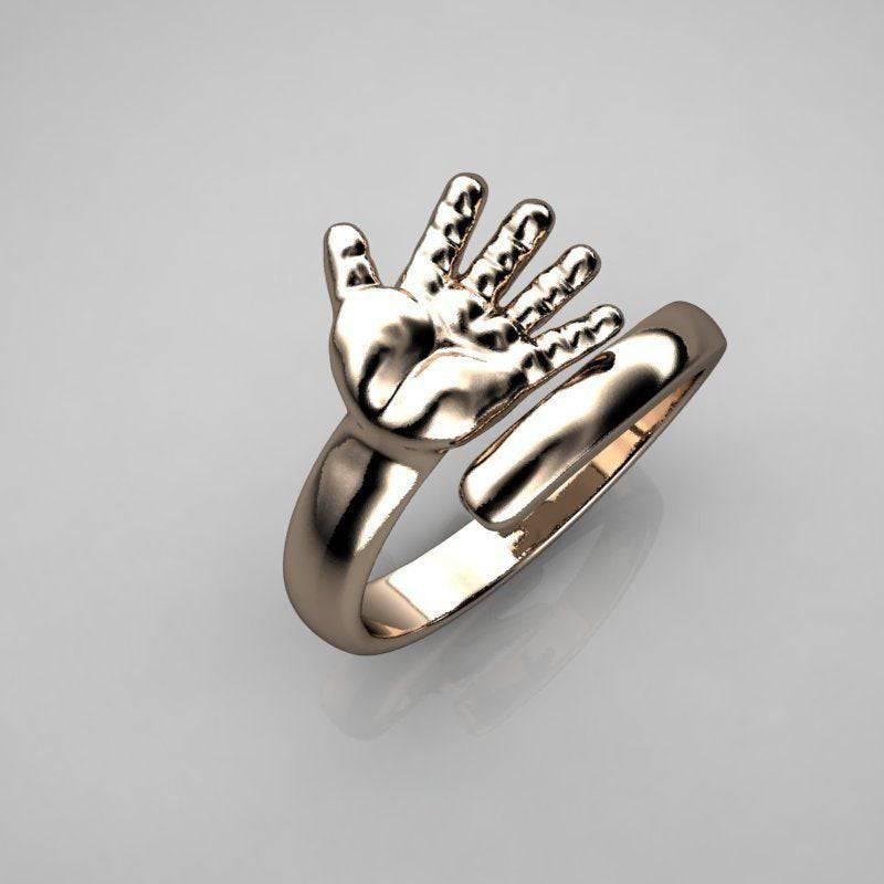 High Five Hand Ring | Loni Design Group | Rings  | Men's jewelery|Mens jewelery| Men's pendants| men's necklace|mens Pendants| skull jewelry|Ladies Jewellery| Ladies pendants|ladies skull ring| skull wedding ring| Snake jewelry| gold| silver| Platnium|