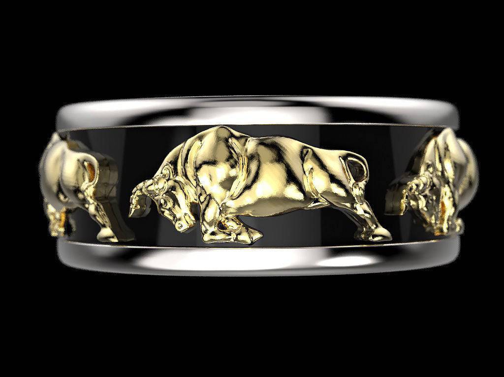 Torero Bull Ring | Loni Design Group | Rings  | Men's jewelery|Mens jewelery| Men's pendants| men's necklace|mens Pendants| skull jewelry|Ladies Jewellery| Ladies pendants|ladies skull ring| skull wedding ring| Snake jewelry| gold| silver| Platnium|