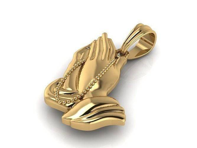 Praying Pendant *10k/14k/18k White, Yellow, Rose, Green Gold, Gold Plated & Silver* Jesus Christ God Love Rosary Beads Charm Necklace Gift | Loni Design Group |   | Men's jewelery|Mens jewelery| Men's pendants| men's necklace|mens Pendants| skull jewelry|Ladies Jewellery| Ladies pendants|ladies skull ring| skull wedding ring| Snake jewelry| gold| silver| Platnium|