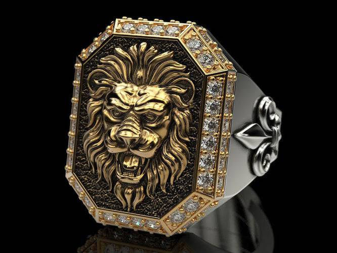 Buy 18K GOLD LION RING Online In India - Etsy India
