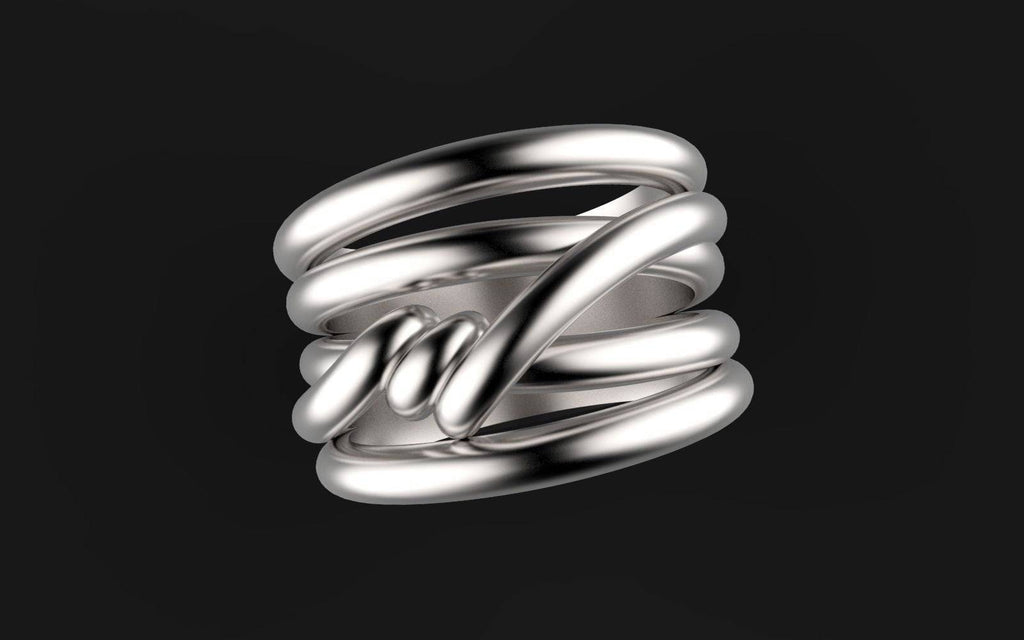 Twisted Metal Ring | Loni Design Group | Rings  | Men's jewelery|Mens jewelery| Men's pendants| men's necklace|mens Pendants| skull jewelry|Ladies Jewellery| Ladies pendants|ladies skull ring| skull wedding ring| Snake jewelry| gold| silver| Platnium|