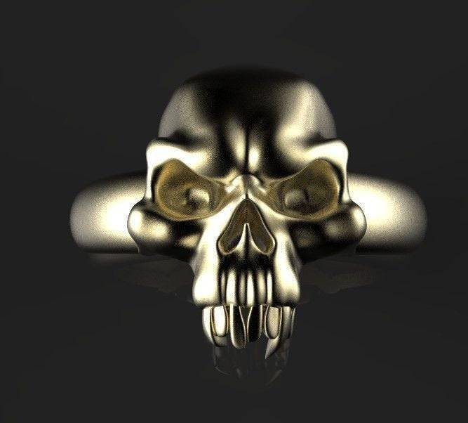Test - Norman Skull Ring | Loni Design Group | Rings  | Men's jewelery|Mens jewelery| Men's pendants| men's necklace|mens Pendants| skull jewelry|Ladies Jewellery| Ladies pendants|ladies skull ring| skull wedding ring| Snake jewelry| gold| silver| Platnium|