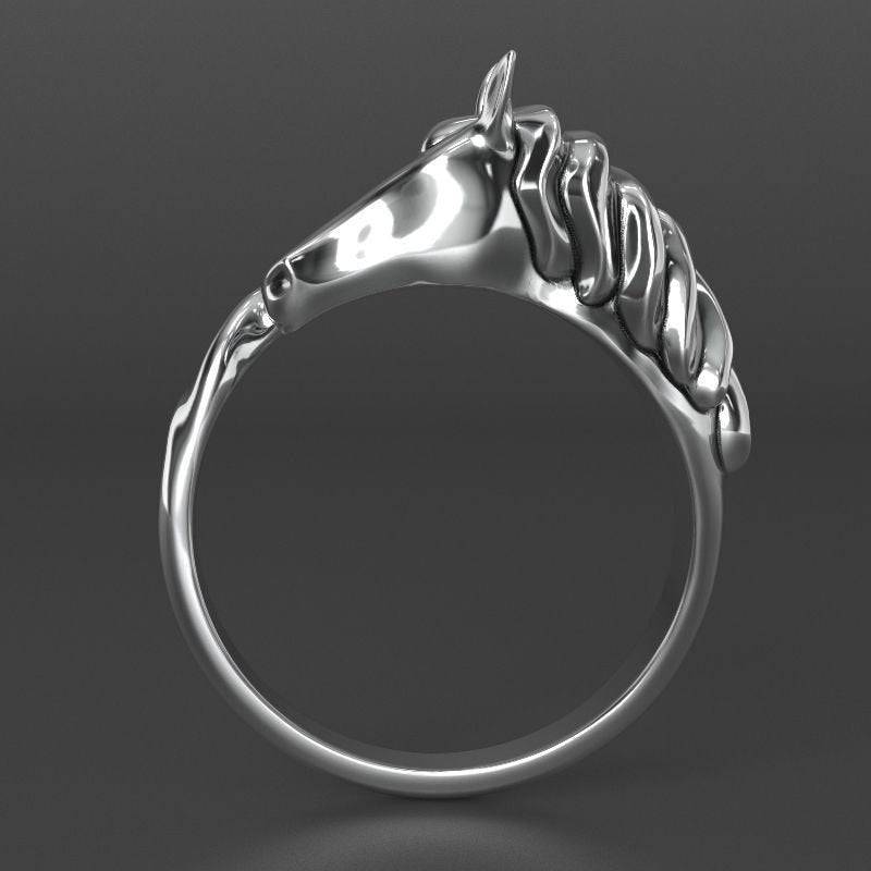 Big Brown Horse Ring | Loni Design Group | Rings  | Men's jewelery|Mens jewelery| Men's pendants| men's necklace|mens Pendants| skull jewelry|Ladies Jewellery| Ladies pendants|ladies skull ring| skull wedding ring| Snake jewelry| gold| silver| Platnium|