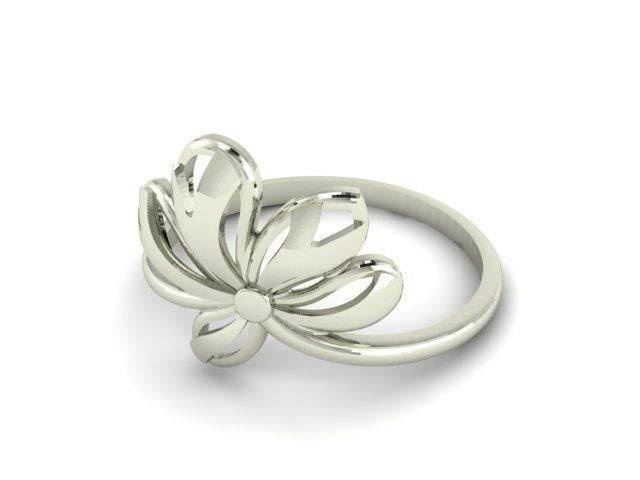 Aspen Flower Ring | Loni Design Group | Rings  | Men's jewelery|Mens jewelery| Men's pendants| men's necklace|mens Pendants| skull jewelry|Ladies Jewellery| Ladies pendants|ladies skull ring| skull wedding ring| Snake jewelry| gold| silver| Platnium|