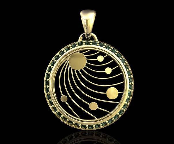 Milky Way Space Pendant *10k/14k/18k White, Yellow, Rose Green Gold, Gold Plated & Silver* Planet Earth Star Sun Moon Galaxy Charm Necklace | Loni Design Group |   | Men's jewelery|Mens jewelery| Men's pendants| men's necklace|mens Pendants| skull jewelry|Ladies Jewellery| Ladies pendants|ladies skull ring| skull wedding ring| Snake jewelry| gold| silver| Platnium|