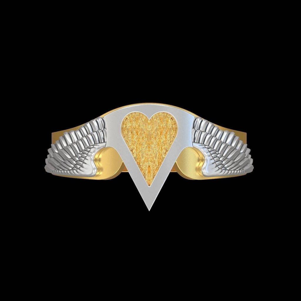 Raphael Heart Ring | Loni Design Group | Rings  | Men's jewelery|Mens jewelery| Men's pendants| men's necklace|mens Pendants| skull jewelry|Ladies Jewellery| Ladies pendants|ladies skull ring| skull wedding ring| Snake jewelry| gold| silver| Platnium|
