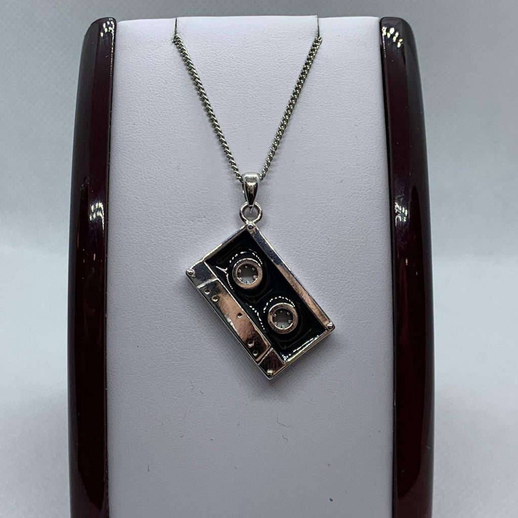 Mixtape Cassette Pendant *10k/14k/18k White, Yellow, Rose, Green Gold, Gold Plated & Silver* Music Tape Audio Stereo Necklace Charm Gift | Loni Design Group |   | Men's jewelery|Mens jewelery| Men's pendants| men's necklace|mens Pendants| skull jewelry|Ladies Jewellery| Ladies pendants|ladies skull ring| skull wedding ring| Snake jewelry| gold| silver| Platnium|