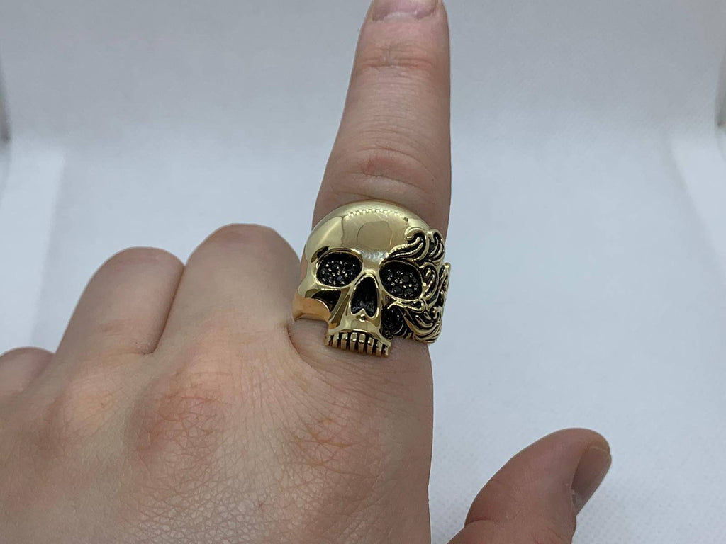 Ghost Skull Ring | Loni Design Group | Rings  | Men's jewelery|Mens jewelery| Men's pendants| men's necklace|mens Pendants| skull jewelry|Ladies Jewellery| Ladies pendants|ladies skull ring| skull wedding ring| Snake jewelry| gold| silver| Platnium|