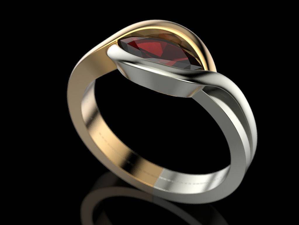Two Becoming One Ring | Loni Design Group | Rings  | Men's jewelery|Mens jewelery| Men's pendants| men's necklace|mens Pendants| skull jewelry|Ladies Jewellery| Ladies pendants|ladies skull ring| skull wedding ring| Snake jewelry| gold| silver| Platnium|