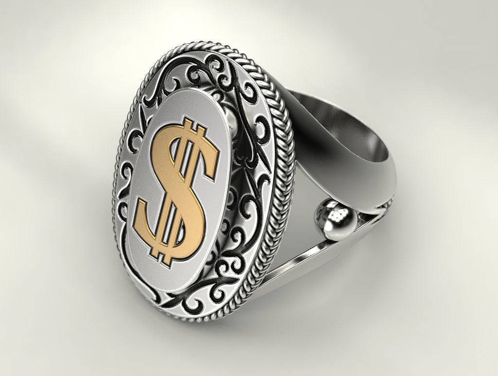 Making Money Ring | Loni Design Group | Rings  | Men's jewelery|Mens jewelery| Men's pendants| men's necklace|mens Pendants| skull jewelry|Ladies Jewellery| Ladies pendants|ladies skull ring| skull wedding ring| Snake jewelry| gold| silver| Platnium|