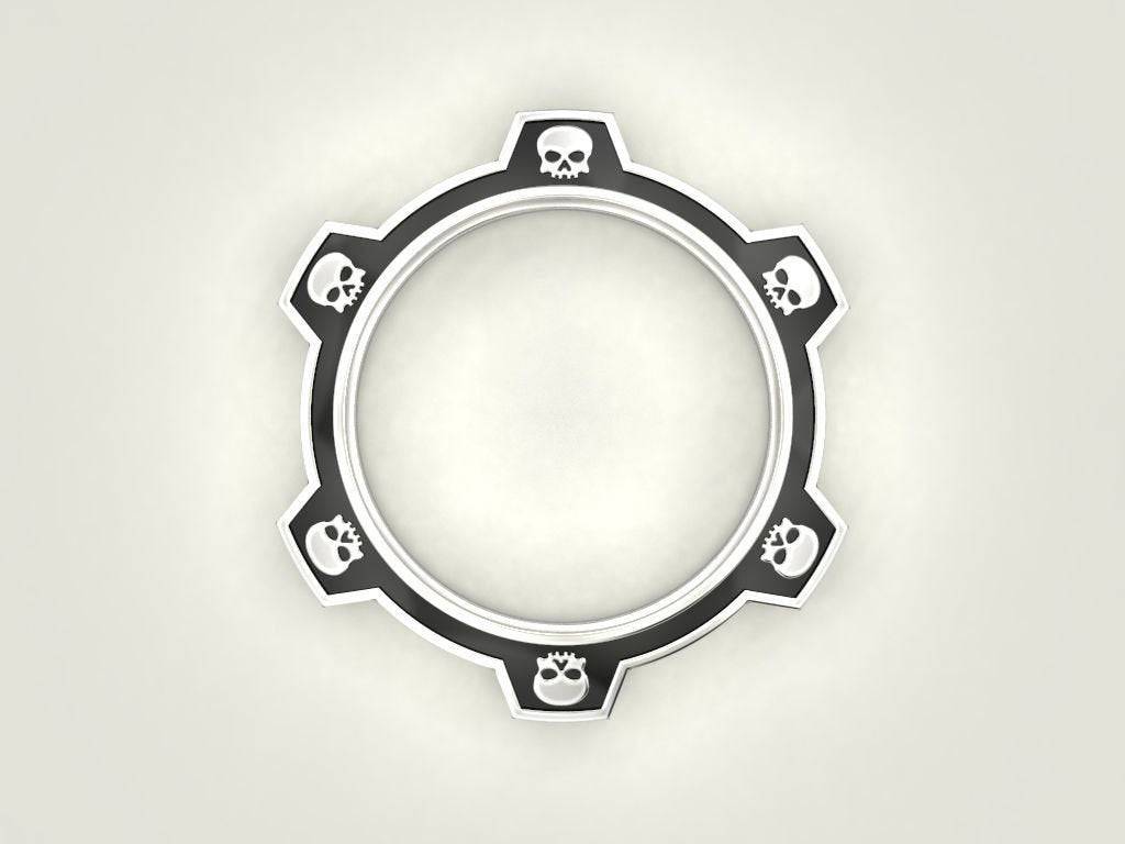Death Gear Ring | Loni Design Group | Rings  | Men's jewelery|Mens jewelery| Men's pendants| men's necklace|mens Pendants| skull jewelry|Ladies Jewellery| Ladies pendants|ladies skull ring| skull wedding ring| Snake jewelry| gold| silver| Platnium|