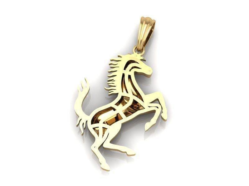 Yeehaw Horse Pendant *10k/14k/18k White, Yellow, Rose, Green Gold, Gold Plated & Silver* Animal Farm Race Pet Charm Necklace Cowboy Gift | Loni Design Group |   | Men's jewelery|Mens jewelery| Men's pendants| men's necklace|mens Pendants| skull jewelry|Ladies Jewellery| Ladies pendants|ladies skull ring| skull wedding ring| Snake jewelry| gold| silver| Platnium|