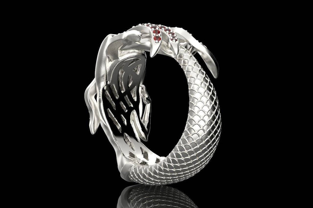 Aquata Mermaid Ring | Loni Design Group | Rings  | Men's jewelery|Mens jewelery| Men's pendants| men's necklace|mens Pendants| skull jewelry|Ladies Jewellery| Ladies pendants|ladies skull ring| skull wedding ring| Snake jewelry| gold| silver| Platnium|