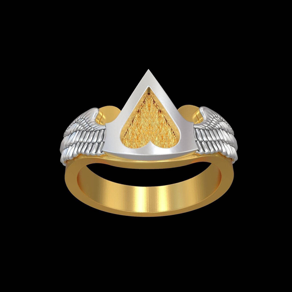 Raphael Heart Ring | Loni Design Group | Rings  | Men's jewelery|Mens jewelery| Men's pendants| men's necklace|mens Pendants| skull jewelry|Ladies Jewellery| Ladies pendants|ladies skull ring| skull wedding ring| Snake jewelry| gold| silver| Platnium|