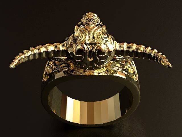 Angus Bull Ring | Loni Design Group | Rings  | Men's jewelery|Mens jewelery| Men's pendants| men's necklace|mens Pendants| skull jewelry|Ladies Jewellery| Ladies pendants|ladies skull ring| skull wedding ring| Snake jewelry| gold| silver| Platnium|
