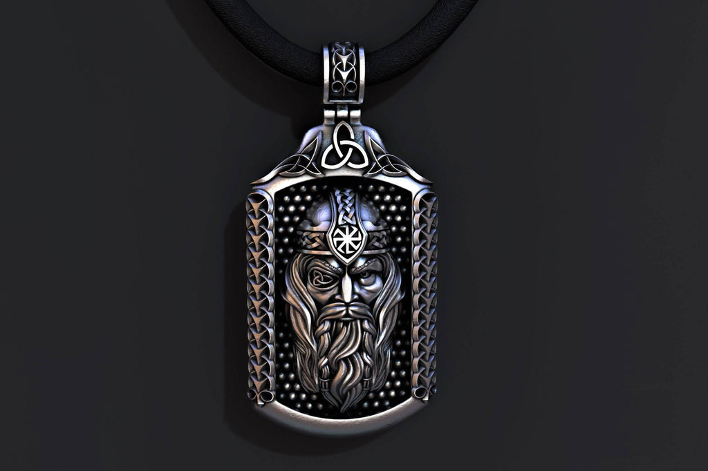 Warrior Odin Pendant | Loni Design Group | Pendants  | Men's jewelery|Mens jewelery| Men's pendants| men's necklace|mens Pendants| skull jewelry|Ladies Jewellery| Ladies pendants|ladies skull ring| skull wedding ring| Snake jewelry| gold| silver| Platnium|